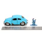 Jada Toys Disney Stitch modellautó figurával - Stitch & 1959 VW Beetle (1:32)