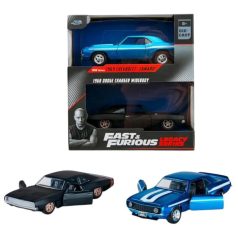  Jada Toys Fast & Furious Legacy Series Twin Pack - 1969 Chevrolet Camaro és 1968 Dodge Charger Widebody kisautók (1:32)