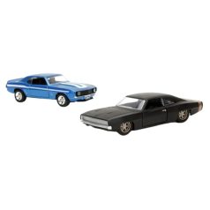   Jada Toys Fast & Furious Legacy Series Twin Pack - 1969 Chevrolet Camaro és 1968 Dodge Charger Widebody kisautók (1:32)