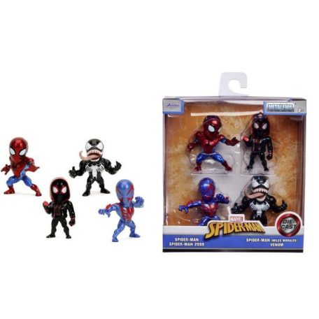Jada Toys Marvel Pókember fém játékfigurák 4 darabos csomag (Wave 1)