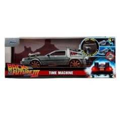   Jada Toys Vissza a jövőbe 3 Időgép (DeLorean) fém autómodell (1:24)