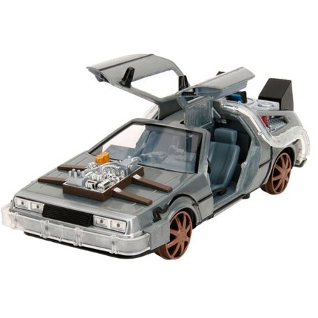 Jada Toys Vissza a jövőbe 3 Időgép (DeLorean) fém autómodell (1:24)