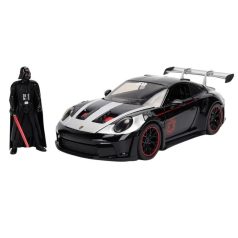   Jada Toys Star Wars modellautó és figura - Darth Vader és Porsche 911 (1:24)