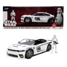 Jada Toys Star Wars modellautó és figura - Storm Trooper és Dodge (1:24)