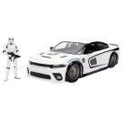 Jada Toys Star Wars modellautó és figura - Storm Trooper és Dodge (1:24)