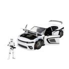 Jada Toys Star Wars modellautó és figura - Storm Trooper és Dodge (1:24)
