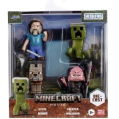   Jada Toys Egy Minecraft film fém játékfigurák 4 darabos csomag