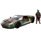 Jada Toys Star Wars modellautó és figura - Boba Fett és 2005 Ford GT (1:24)