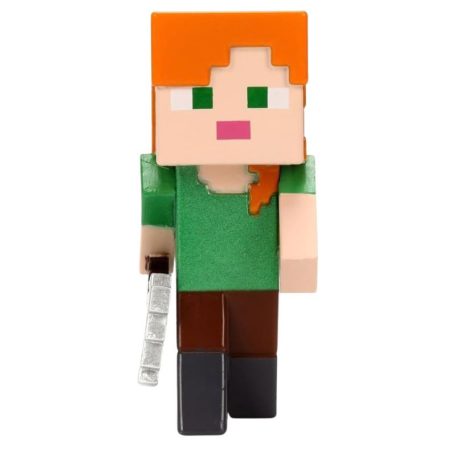 Jada Toys Minecraft fém játékfigura - Alex fejszével (Wave 4)