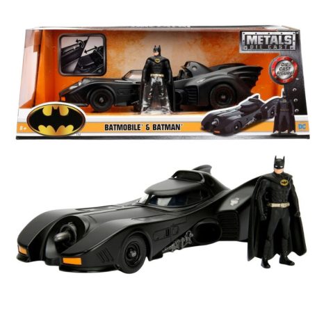 Jada Toys Batman autómodell - 1989 Batmobil és Batman (1:24)