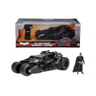 Jada Toys Batman The Dark Knight fém autómodell - Sötét lovag Batmobil és Batman játékfigura (1:24)