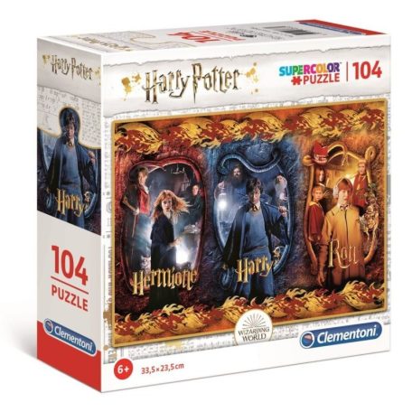 Clementoni 97638 Super Color puzzle négyzet alakú dobozban - Harry Potter (104 db)