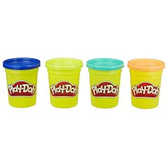   Play-Doh 4 db-os gyurmaszett (sötétkék, zöld, türkiz, narancssárga)