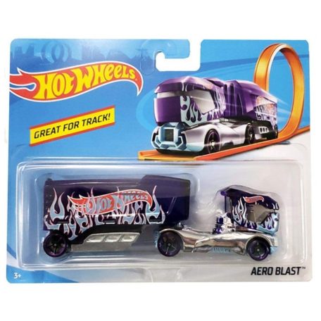 Hot Wheels Track Stars szállítóautó - Aero Blast (lila)