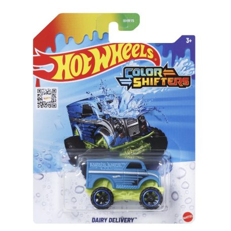 Hot Wheels Colour Shifters színváltós kisautó - Monster Dairy Delivery