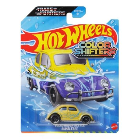 Hot Wheels Colour Shifters színváltós kisautó - Volkswagen Beetle Bumblee (1:64)