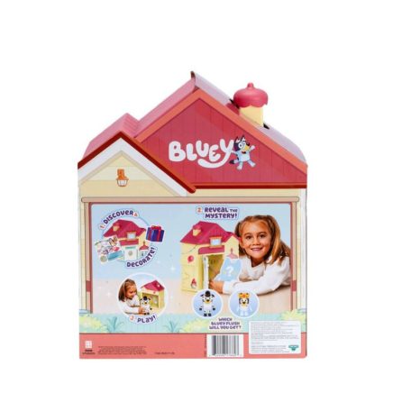 Bluey játékszett - Házikó meglepetés plüssel