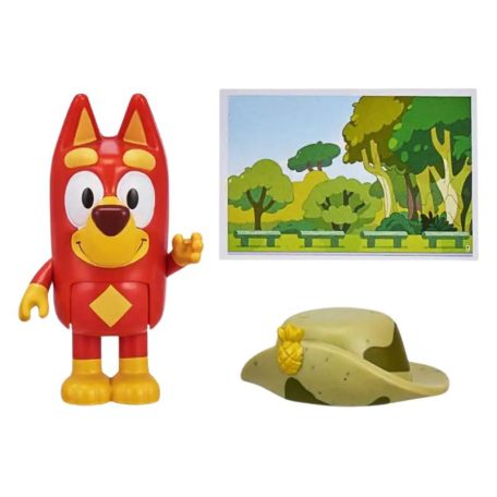 Bluey figura csomag - Rozsdás katonai kalappal