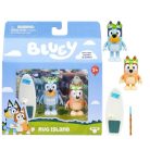 Bluey figura csomag - Bluey és Bingo Szőnyegszigeten