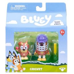 Bluey figura csomag - Rozsdás és Dusty krikettezik