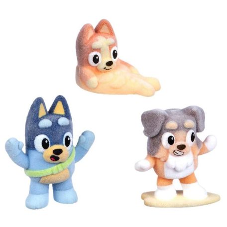 Bluey Fuzzies bolyhos figurák csomag S1 - A strand