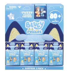 Bluey Fuzzies bolyhos meglepetés figura dupla csomag