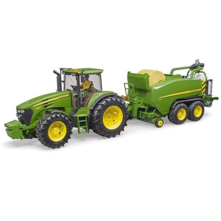 Bruder 02032 John Deere C441R bálázó utánfutó