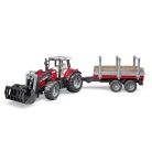 Bruder 02046 Massey Ferguson traktor utánfutóval