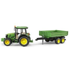 Bruder 02108 John Deere 5115M traktor utánfutóval