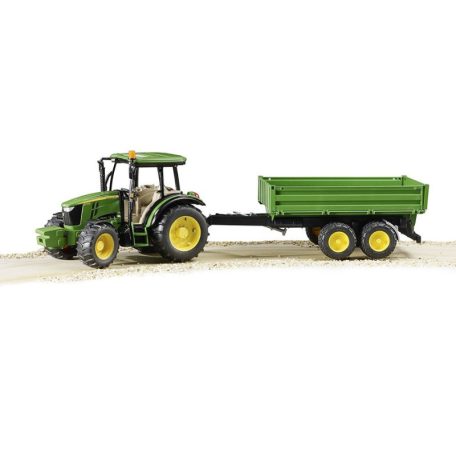 Bruder 02108 John Deere 5115M traktor utánfutóval