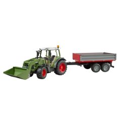   Bruder 02182 Fendt Vario 211 traktor homlokrakodóval és billenővel
