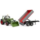 Bruder 02182 Fendt Vario 211 traktor homlokrakodóval és billenővel