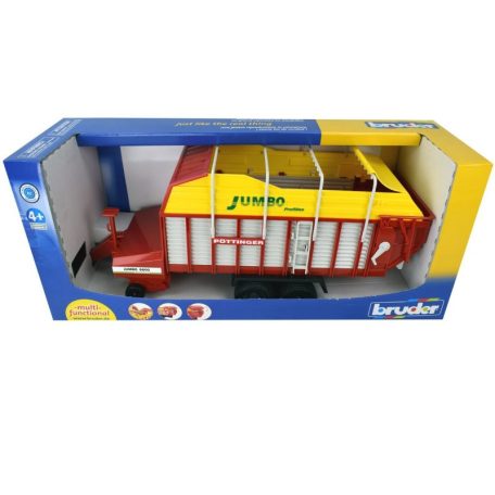 Bruder 02214 Pöttinger Jumbo 6600 takarmányszállító pótkocsi