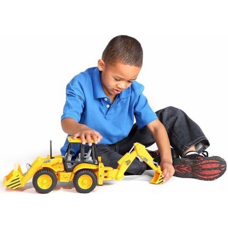 Bruder 02428 JCB 4CX markológép árokásóval