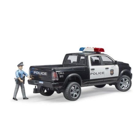 Bruder 02505 Rendőrségi Dodge RAM 2500 rendőrfigurával
