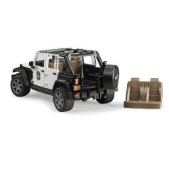   Bruder 02526 Jeep Wrangler Unlimited Rubicon rendőrségi jármű rendőrrel