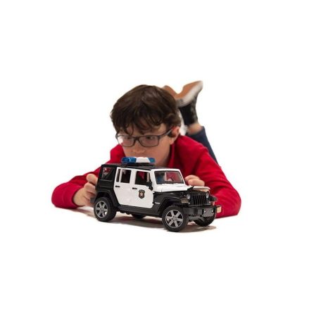 Bruder 02526 Jeep Wrangler Unlimited Rubicon rendőrségi jármű rendőrrel