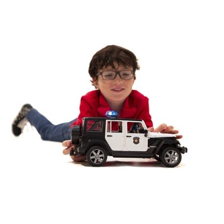 Bruder 02526 Jeep Wrangler Unlimited Rubicon rendőrségi jármű rendőrrel