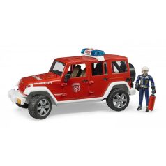   Bruder 02528 Jeep Wrangler Unlimited Rubicon tűzoltóautó tűzoltóval
