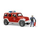 Bruder 02528 Jeep Wrangler Unlimited Rubicon tűzoltóautó tűzoltóval
