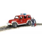Bruder 02528 Jeep Wrangler Unlimited Rubicon tűzoltóautó tűzoltóval