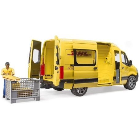Bruder 02671 Mercedes-Benz Sprinter DHL furgon kiegészítőkkel