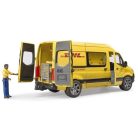 Bruder 02671 Mercedes-Benz Sprinter DHL furgon kiegészítőkkel