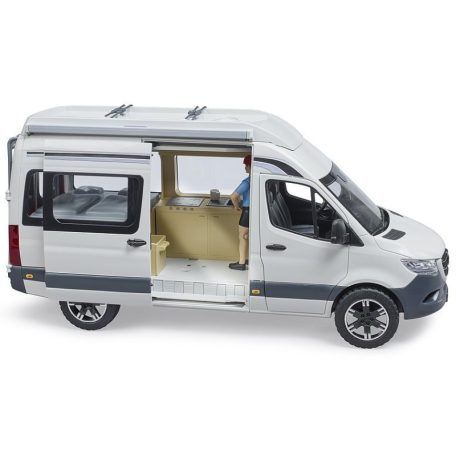 Bruder 02672 MB Sprinter lakóautó figurával és kiegészítőkkel