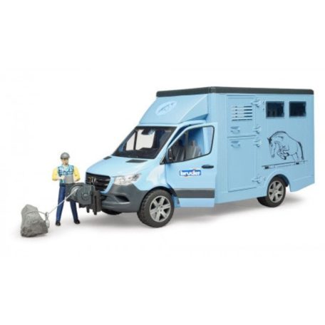 Bruder 2674 Mercedes-Benz Sprinter lószállító ló figurával