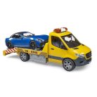 Bruder 02675 Mercedes-Benz Sprinter Autószállító furgon Roadster sportautóval