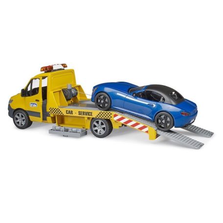 Bruder 02675 Mercedes-Benz Sprinter Autószállító furgon Roadster sportautóval