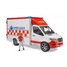 Bruder 2676 Mercedes-Benz Sprinter mentőautó mentős figurával