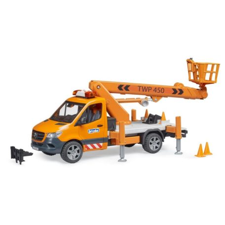 Bruder 02679 M. B. Sprinter munkapódiummal