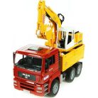 Bruder 02751 MAN teherautó Liebherr lapátos kotrógéppel
